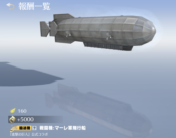 輸送機:戦闘機:マーレ軍飛行船